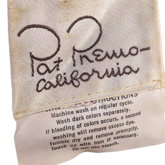 Vintage Pat Pnemo Rainbow Ribbon Ruffle Dress - Picture 4 of 6